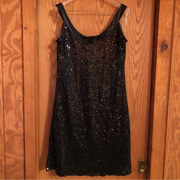 Libian Black Sequin Party Dress 1XL - Picture 2 of 11